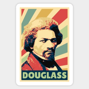 Frederick Douglass Vintage Colors Sticker